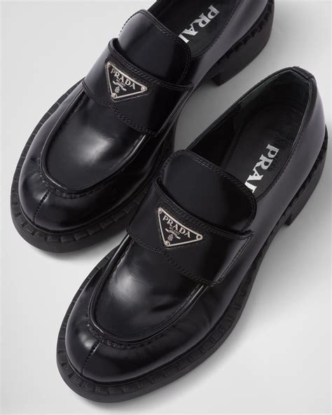 mocassin prada femme prix|prada chunky loafer.